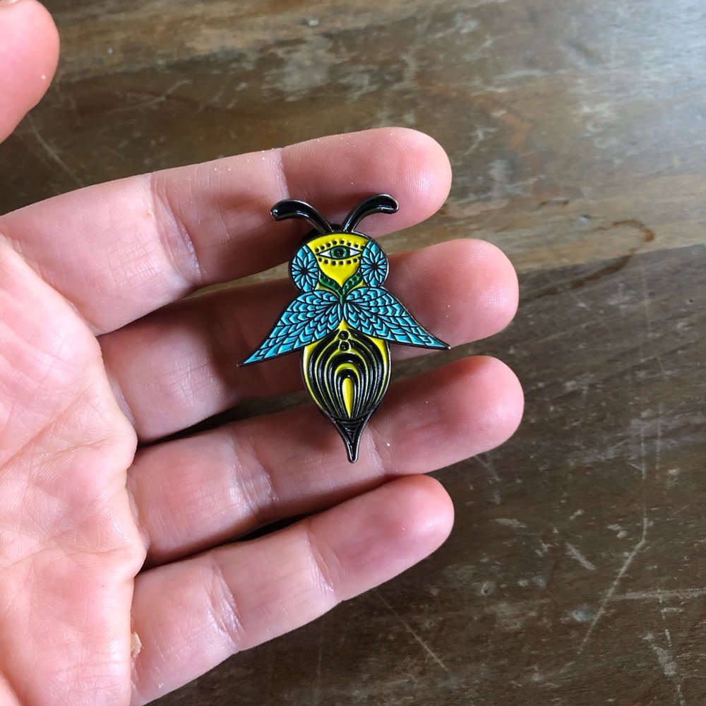 Enamel Bassnectar Pin